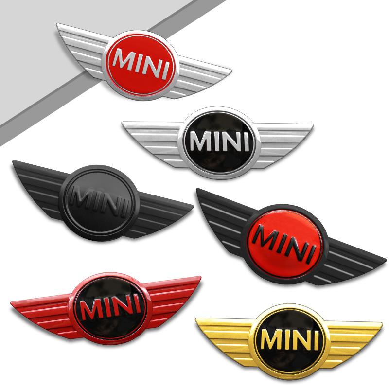 3D Metal Car Stickers Trunk Body Emblem Badge Decoration Accessories For Mini Cooper JCW R56 R50 F54 F55 F56 F57 F60 R52 R53 R55 RR2