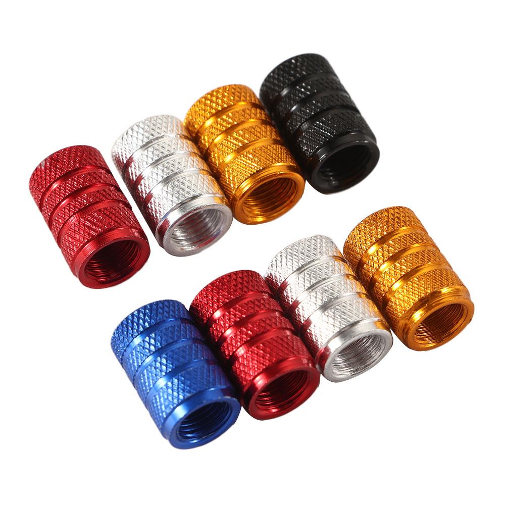 4pcs Car Bike Accessories Tube Bicycle Valve Caps Valve Cover Tyre Air Caps Car Wheel Tire Valves