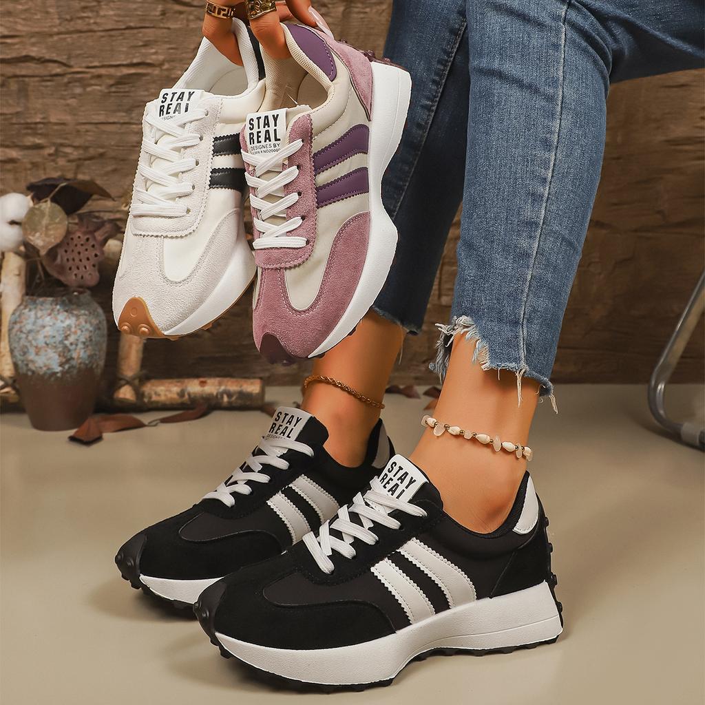 Модная Весенняя Женская Повседневная Обувь Большого Размера Толстая Подошва Кроссовки Сетчатые Дышащие Удобные Кроссовки Большого Размера Женские Zapatos De Mujer