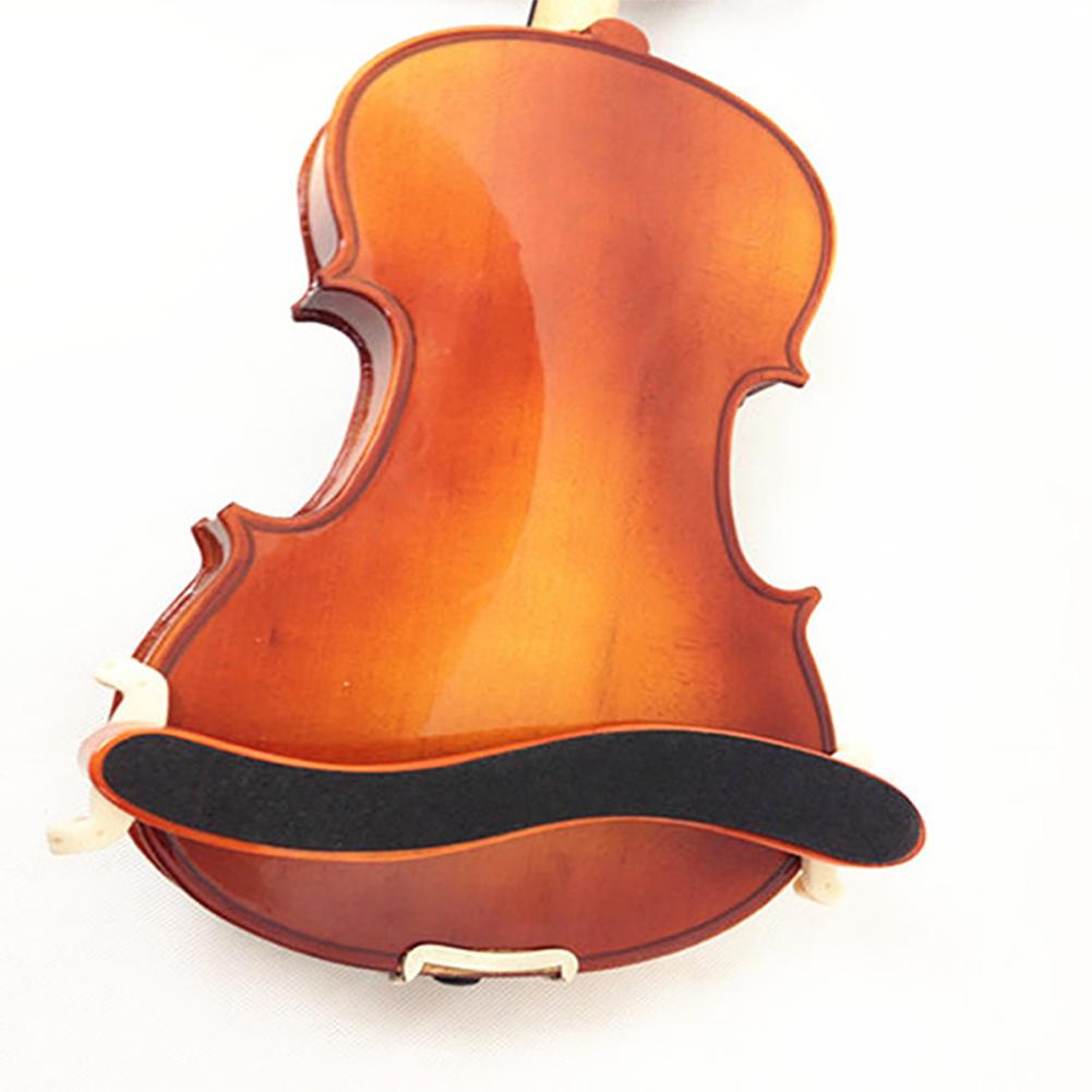 Adjustable Wood Rubber Violin Shoulder Rest Padded for 4/4 Size Violin Fiddle Parts & Accessories