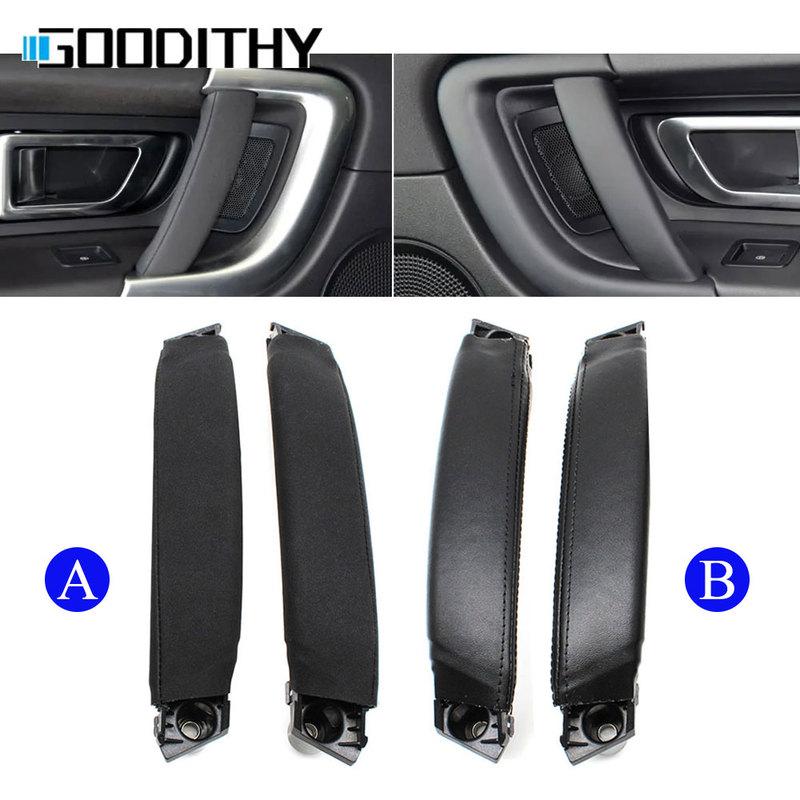Interior Left Right Leather Door Pull Handle Assembly Replacement Trim For Land Rover Discovery Sport 2015 2016 2017 2018