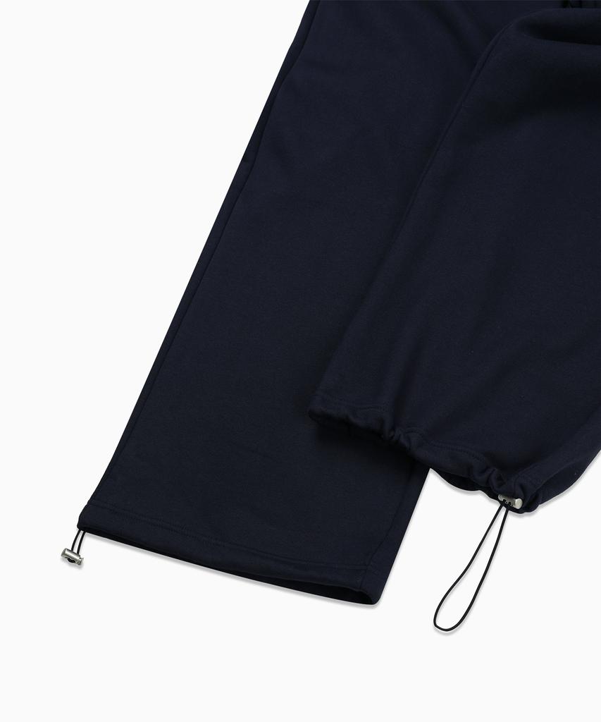 FREEMARIO Waisted Wide Training Pants [Navy]