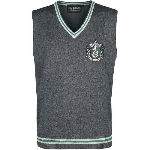 Harry Potter Mens Slytherin Pull Over Sleeveless Sweatshirt