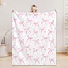 Bow Blanket For Boys Girls - 4 Sizes And 30 Plus Colors Custom Bow Blanket Gifts for Relatives And Friends
