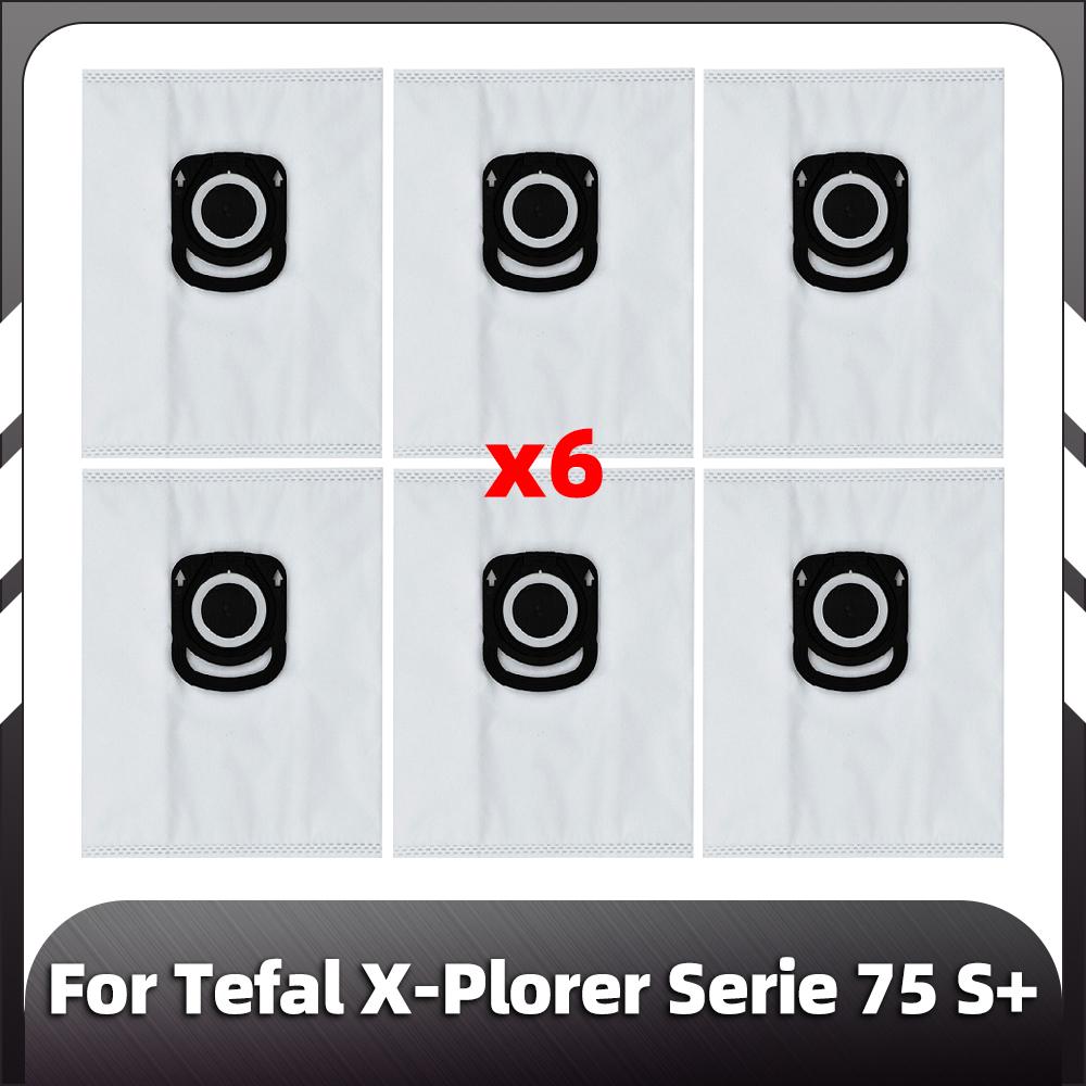 Совместимо с Tefal X-Plorer Serie 75 S+ Сменная основная боковая щетка Фильтр HEPA Насадки для швабры Пылесборник Запасные части Аксессуары