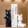 Керамическая Абстрактная Фигурка Статуэтка Закладка для Книг Читатель Фигурка Нордический Современный Простой Домашний Декор Книжная Полка Стол Закладки для Книг Украшения