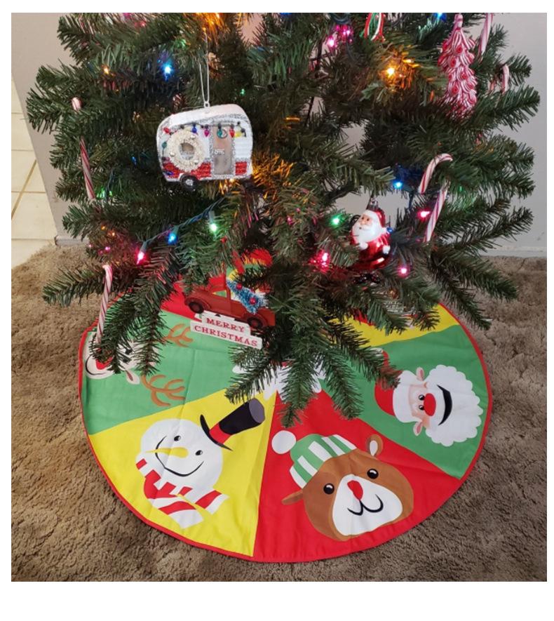 Юбка-елка с пересечением границ — креативный печатный дизайн для праздничного декора