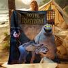 MINISO Hotel Transylvania Cartoon Print Blanket.Oversized Soft Warm Flannel All-season Blanket.Use Sofas,Picnic,Camping Blankets