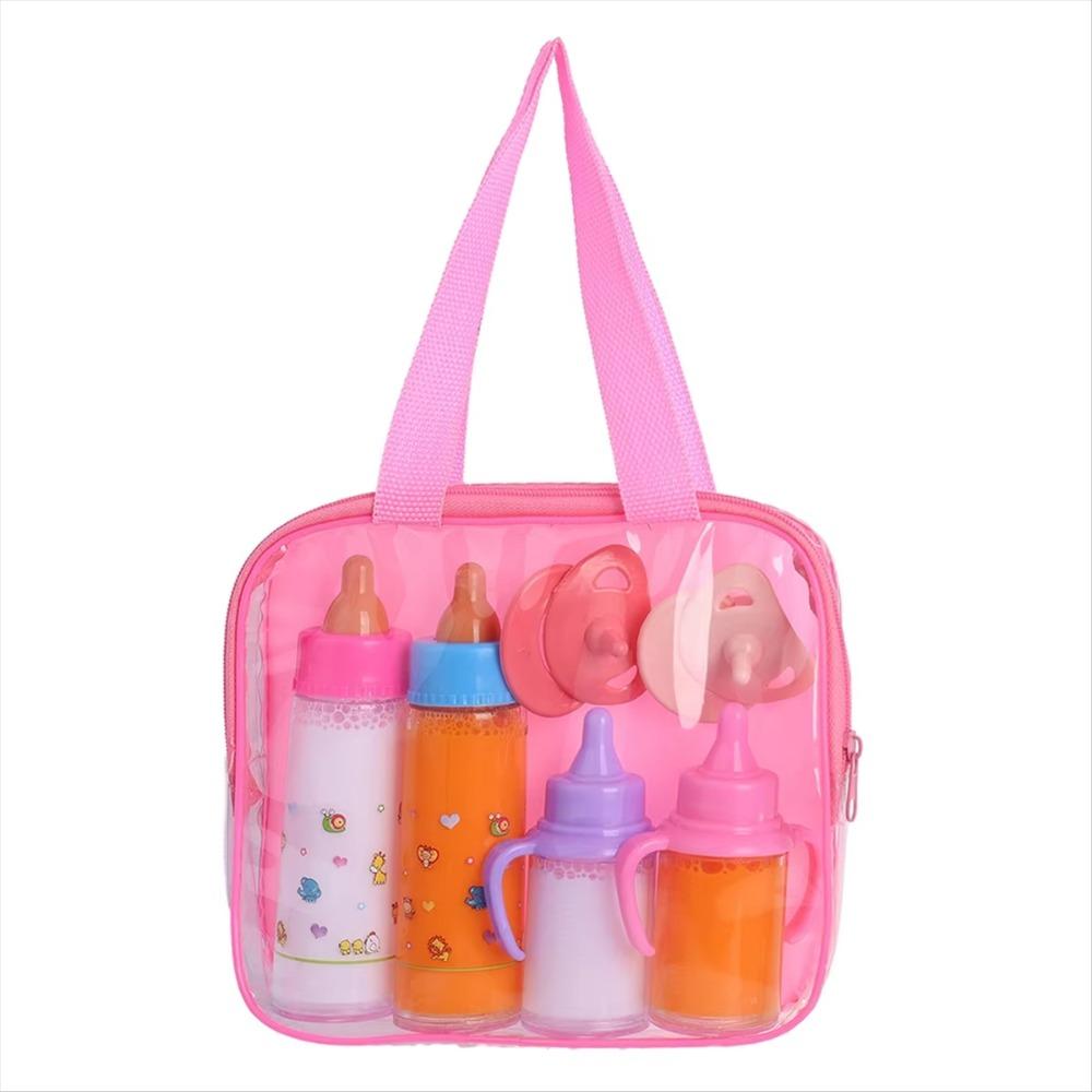 Milk & Juice Bottles Baby Bottle Pacifier Toy Play House Doll Feeding Bottle Baby Doll Accessories
