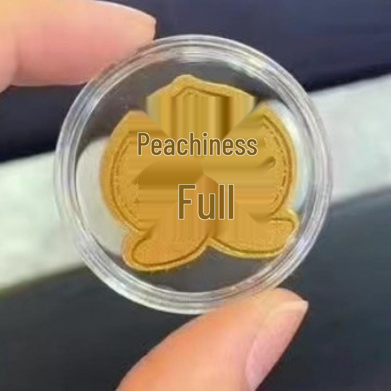 2mg Gold-Plated Wealth-Attracting Mobile Phone Sticker with Adhesive Backing
