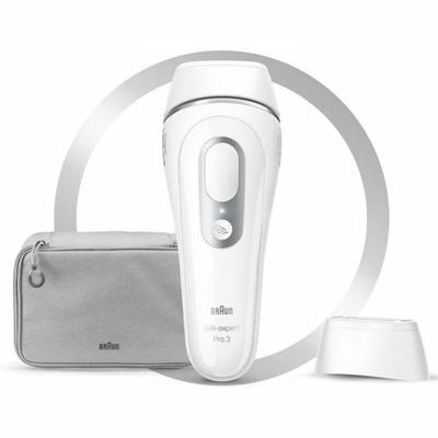 PL3020 IPL Hair Removal Device 300,000 Flashes White Silver