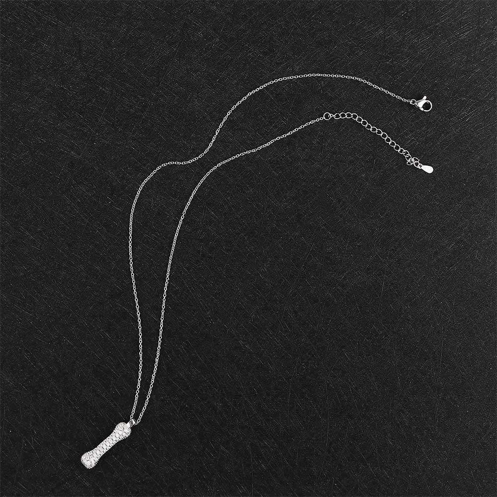 Chain Copper Women Necklace Fashion Jewelry Bone Clavicle Chain Korean Style Pendant