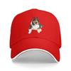 Rough Collie Tri Baseball Cap Summer Hat Sunhat Unisex Golf Wear Womens