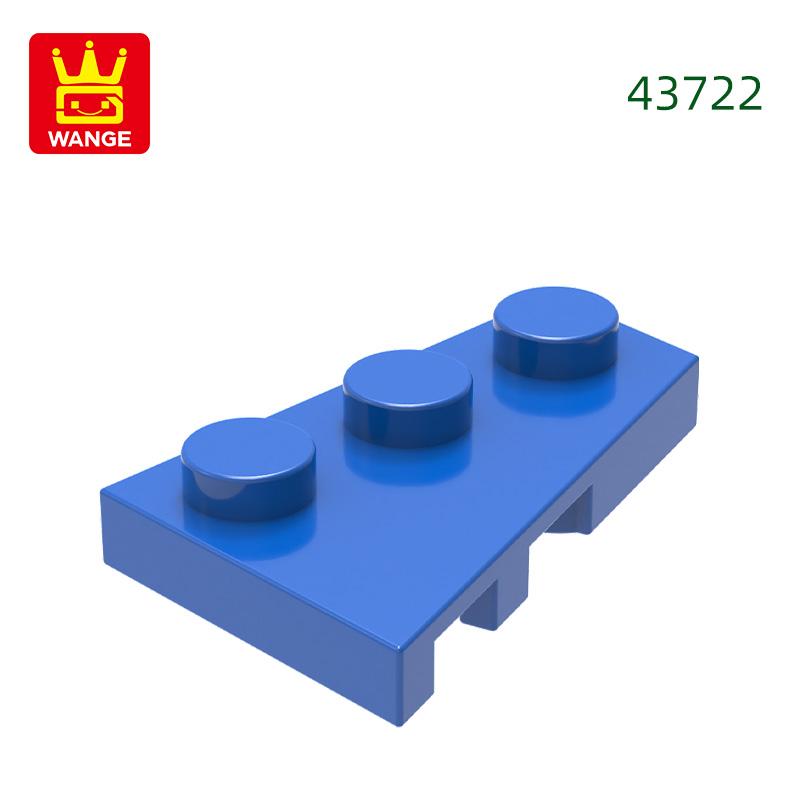158 шт./лот 43723 2x3 Правый клин-пластина Строительные кубики Аксессуары MOC Совместимо с Фигурирующими кубиками Детские игрушки Идея для подарка Коробка