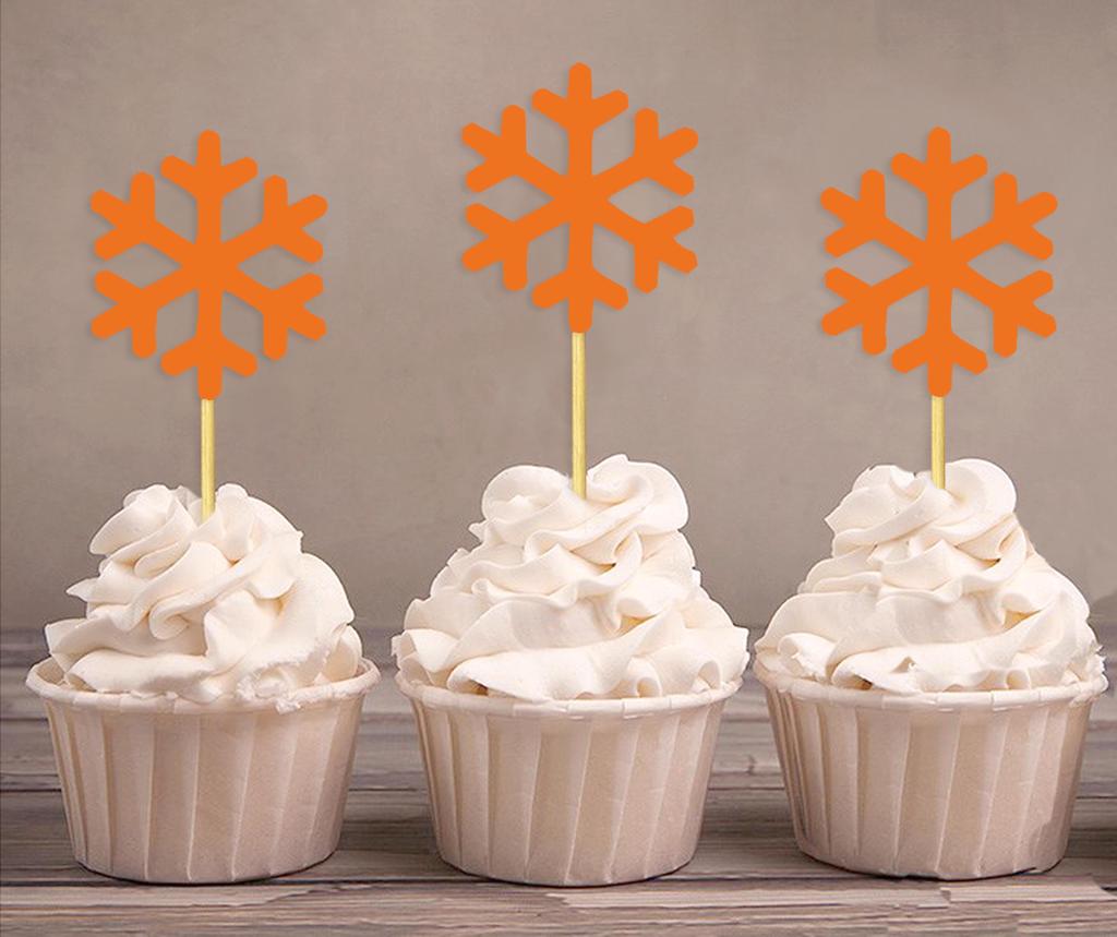 Дарлинг Сувенир| Празднование Рождества Снежинка Кекс Ботворезы | Украшения для зимнего свадебного десерта - упаковка