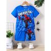Children's Casual Set: Summer Boys' Fashionable Printed Short-Sleeve Shirt and Shorts Set