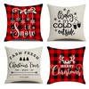 Рождественское украшение дома Наволочка для диванной подушки Декоративная наволочка с принтом