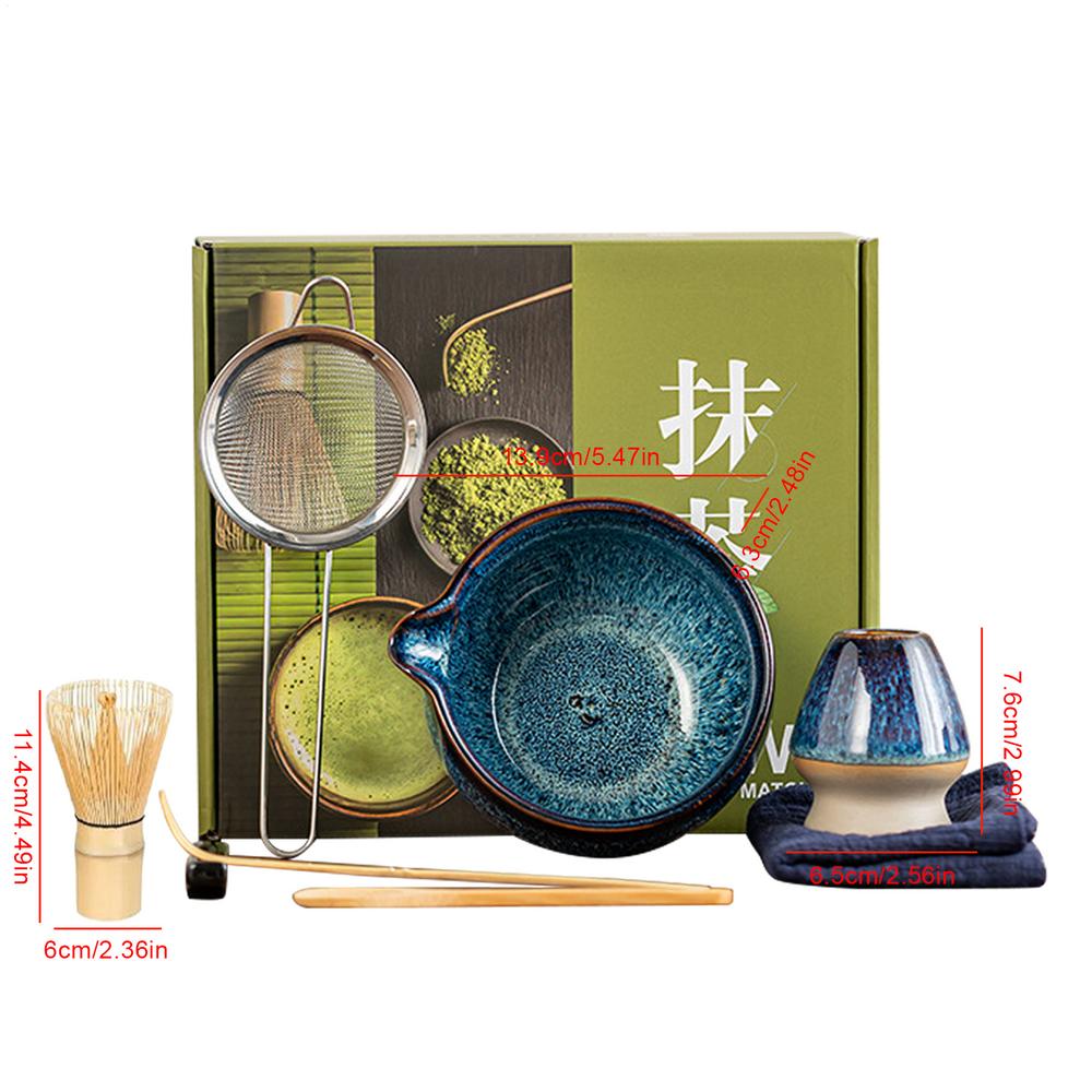 Набор чаша для матча и венчик  Многоразовый набор для чайной церемонии Набор для приготовления японского чая матча кухонная утварь для домашней релаксации