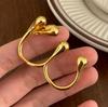 PONYKISS Серебряное покрытие Двойное геометрическое кольцо с открытым дизайном для женщин Минималистичное Модное Стильное Персональное Украшение