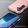 Чехол-кошелек Armor Slide с карманом для карт для Samsung Galaxy S25 Edge S24 S23 S22 S21 S20 Ultra S24 S23 FE Держатель для карт Крышка Кошелек Сдвижная крышка