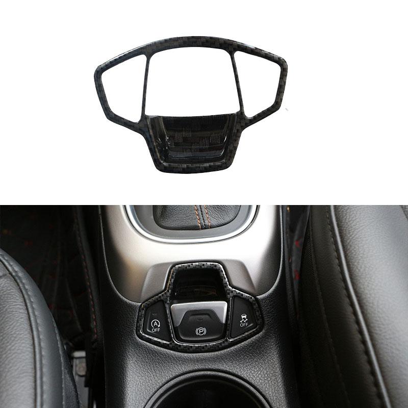 Накладка на кнопку ручного тормоза для Jeep Renegade 2014 - 2023 Compass 2017 - 2020, аксессуары для интерьера