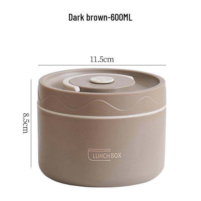 Многослойный изолированный ланч-бокс из нержавеющей стали 304 для офиса и студентов