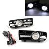 2x Fog Light 5 LED Front Bumper Grille DRL Lamp For 99-04 VW Golf MK4 GTI TDI