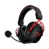 Беспроводная игровая гарнитура HyperX Cloud Alpha с аккумулятором на 300 часов и звуком DTS, красная, для ПК/Switch (4P5D4AA)