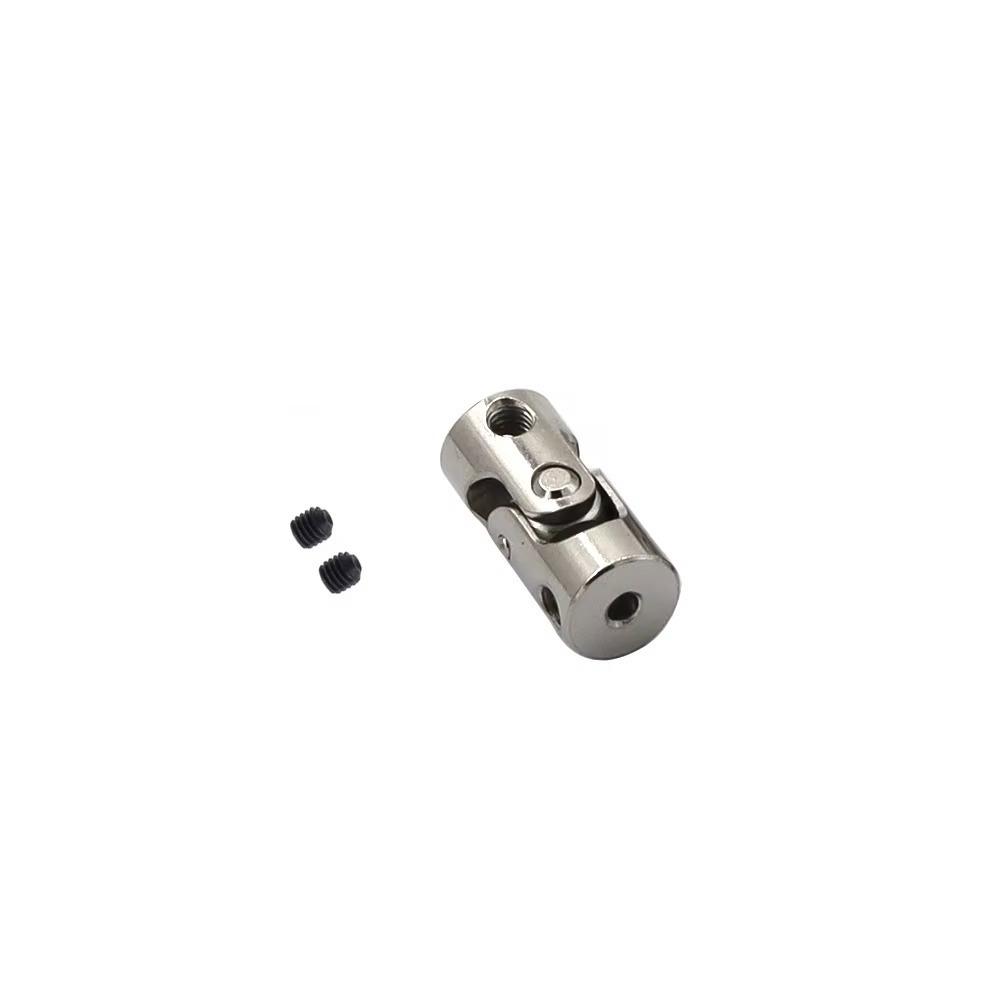 2.3/3/4/5/6/8/10/12mm Motor Connector Silver Joint Coupling Gimbal Shaft Coupler  for RC Car Boat