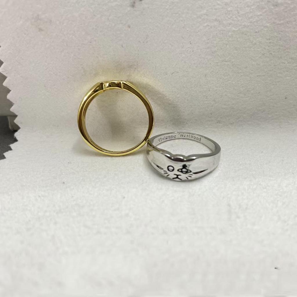 Кольцо с кошкой Сатурна от вдовствующей императрицы Цыси - Женское, Милое, Универсальный дизайн