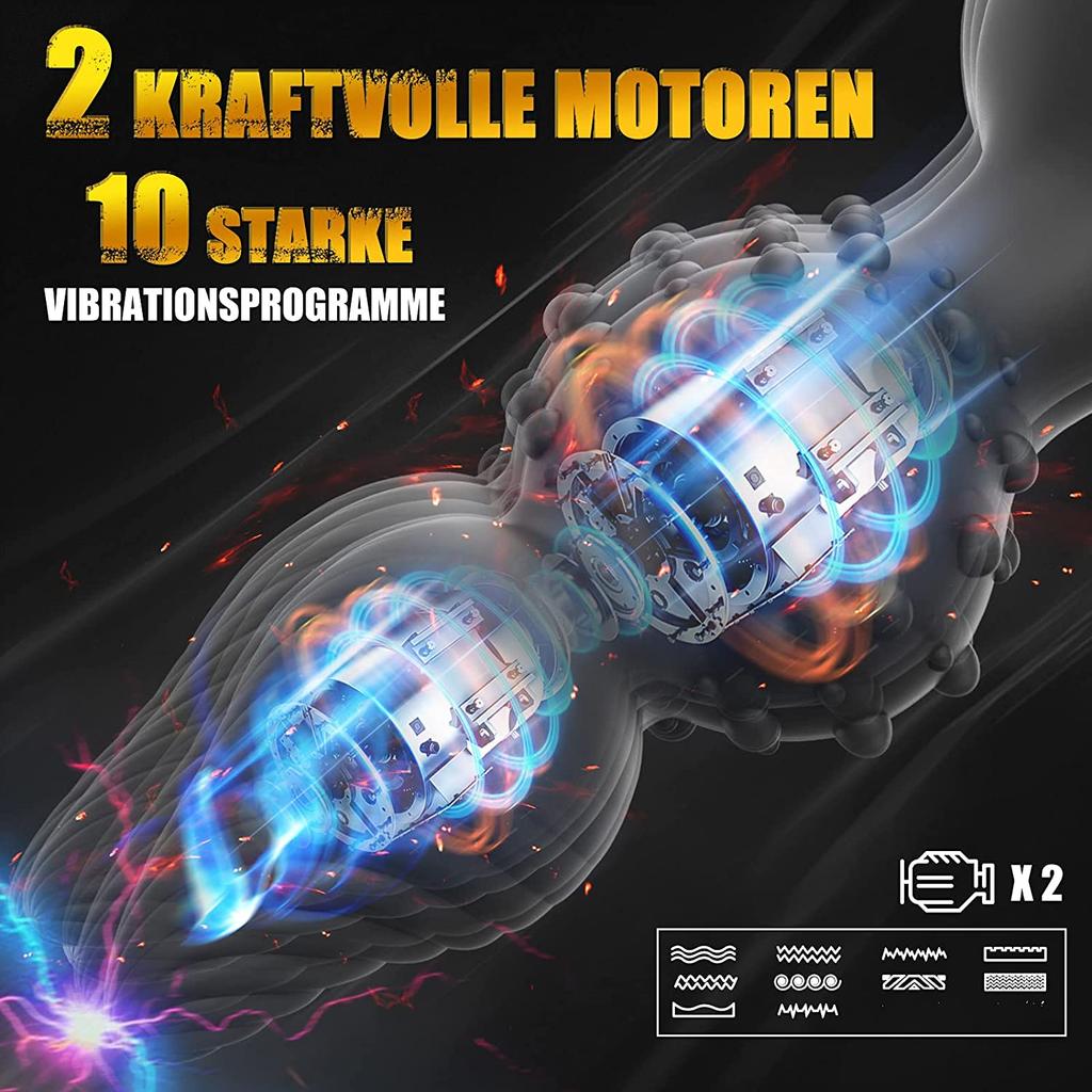 Новый мужской массажер простаты, 10 скоростей, вибратор, секс-игрушки, мужской мастурбатор, анальная пробка, товары для взрослых, секс-игрушки для пар