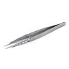 Clear Tip Tweezers, 125mm Total Length, 10mm Opening Width, 1.2mm Tip Width, Straight, P-640-A
