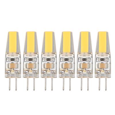 6 шт. 6 Вт 500LM G4 лампа светодиодная COB силикагель энергосберегающая лампа для потолочного светильника настенный светильник настольный L