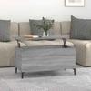 819594 vidaXL Coffee Table Sonoma Grey 90x44.5x45 Cm Engineered Wood
