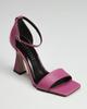 Heeled Sandals 3200101 37 Fuchsia Leather