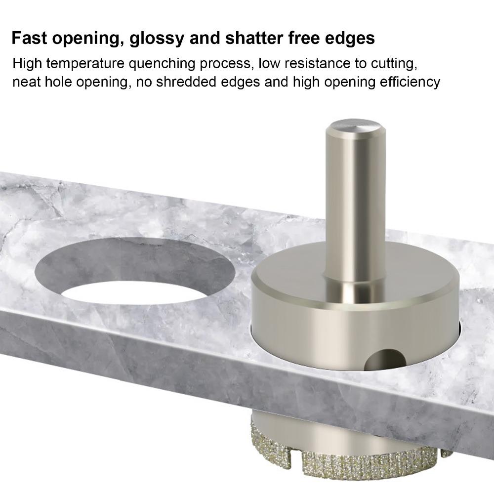 6pcs Portable Carrying Case Diamond Hole Saw Kit Diamond Hole Saw Set Drilling Marble