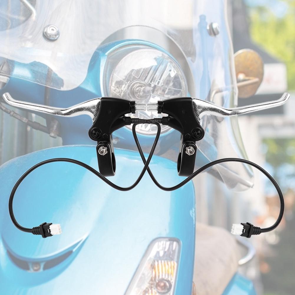 1 Pair Electric Bike Brake Lever Bar Modification Parts for Mountain Road Bicycles