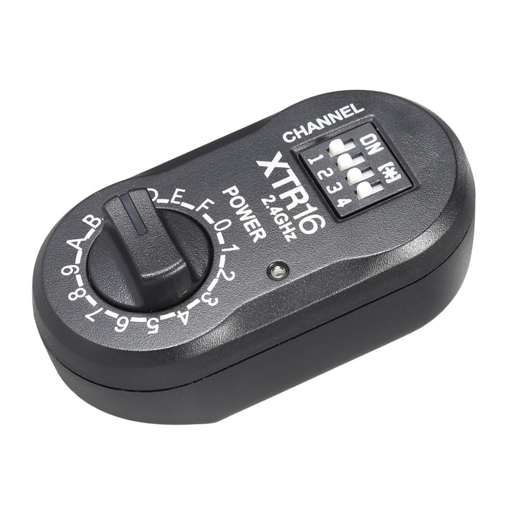 XTR 16 2.4G Wireless X system Remote Control Flash Receiver for X1C X1N XT 16 Transmitter Trigger Wistro AD360 DE QT DP