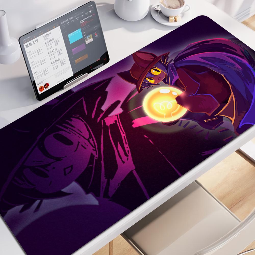 Большой Коврик для Мыши Niko Oneshot XXL Игровые Аксессуары Офисный Геймер Клавиатура Настольный Коврик для мальчика подарок Нескользящий Ноутбук Аниме Коврик для Мыши
