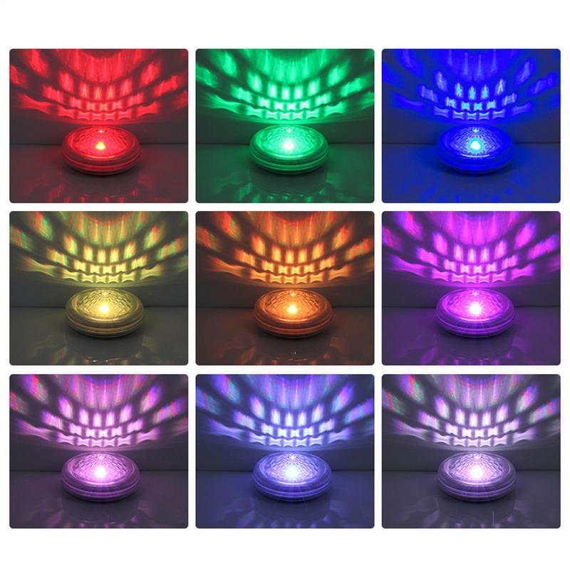 Floating Pool Lights Solar Powered Pool Lights IP68 Waterproof Colorful 9 Lighting Changing Lamp With 3 Timing Mode Decoration