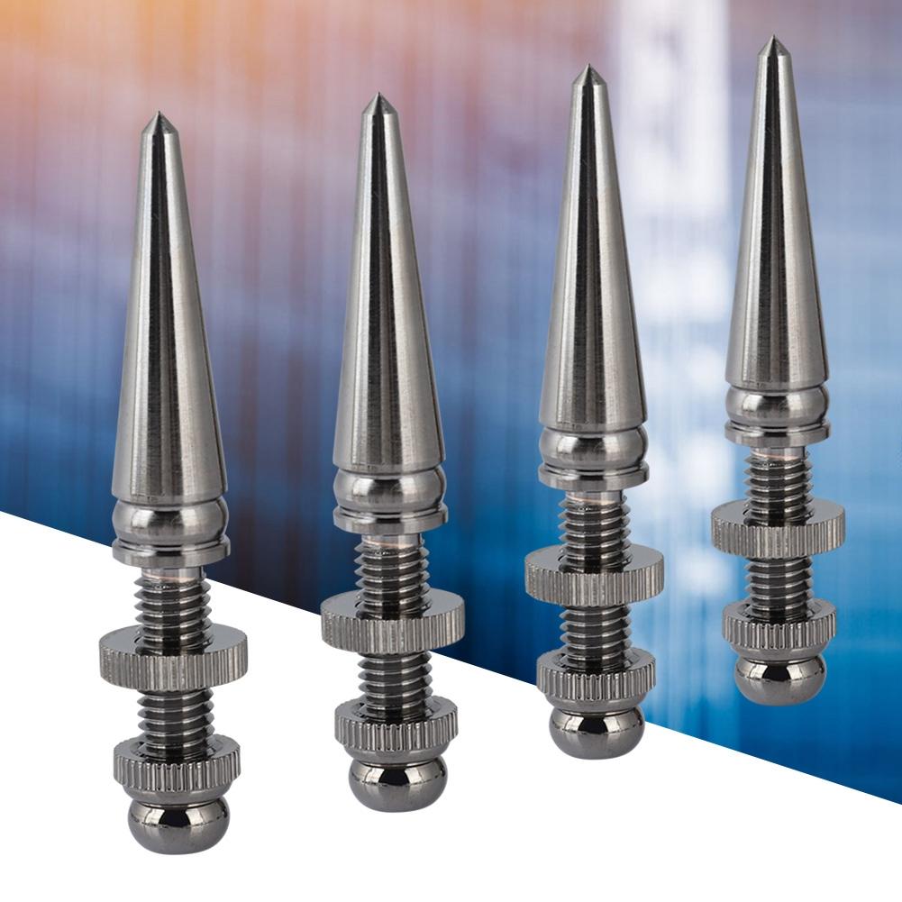 4 Pairs Pure Copper Shockproof Speaker Foot Spike Subwoofer Base Pad Stand Foot