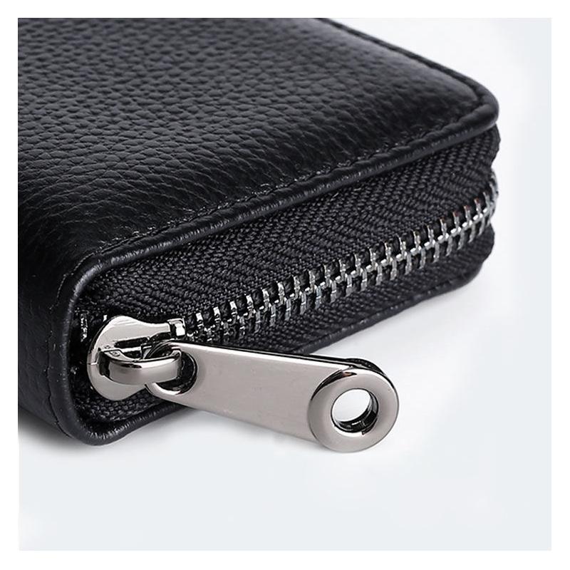 НОВЫЙ 2025 Кошелек для кредитных карт из натуральной кожи для мужчин и женщин, модный держатель для удостоверения личности, тонкий держатель для карточек для малого бизнеса, сумка