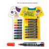 Waterproof Fabric Paint Pen for Coloring Shirts, Jeans, Jackets, Backpacks, Double-Ended Fabric Marker
