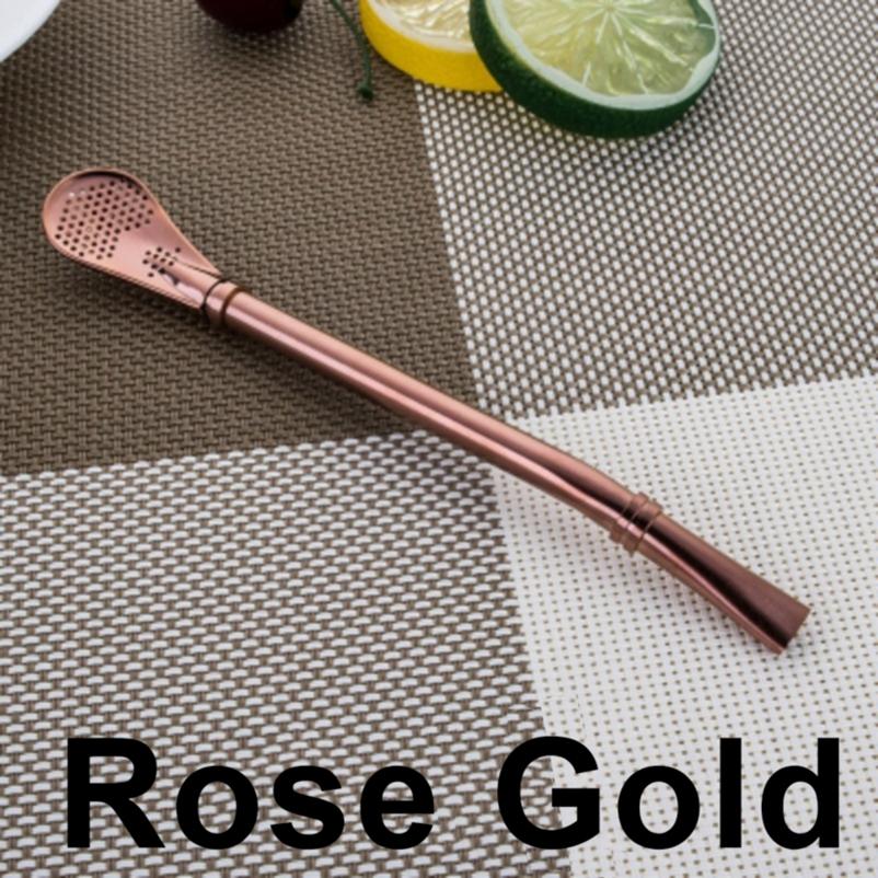 Кухонные принадлежности для питья чая из нержавеющей стали, соломенная тыква, фильтр, ложка, чайные инструменты