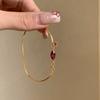 Minimalist Snake Bone Bracelet For Women With Water Drop Zircon, Versatile Accessory