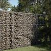 VidaXL Gabion Basket with Lid 100x100x150 Cm Galvanized Iron, Gabion Wall, Gabion Retaining Wall, Fence In 3295213