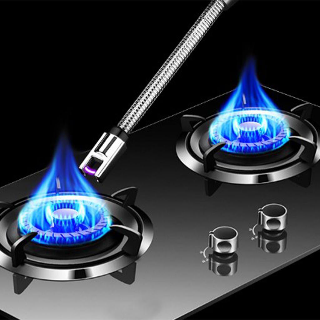 Электрическая дуговая зажигалка перезаряжаемая зажигалка для кухонной газовой плиты для использования на открытом воздухе