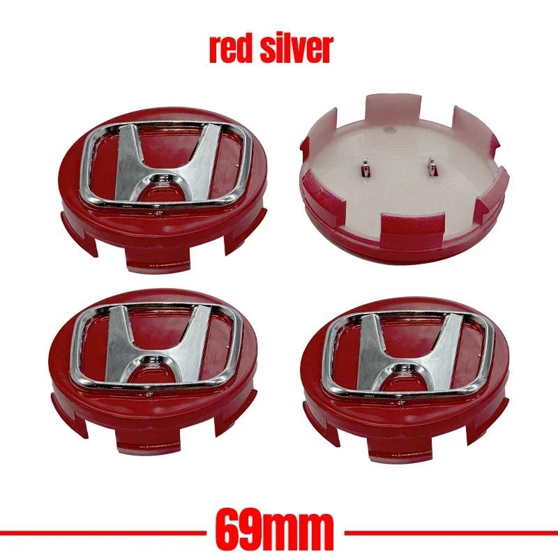 TR3-4pcs/set Car Styling Wheel Center Cap Hub Covers Badge Accessories For Honda Civic Fit Jazz Accord Pilot CRV Passport City XRV
