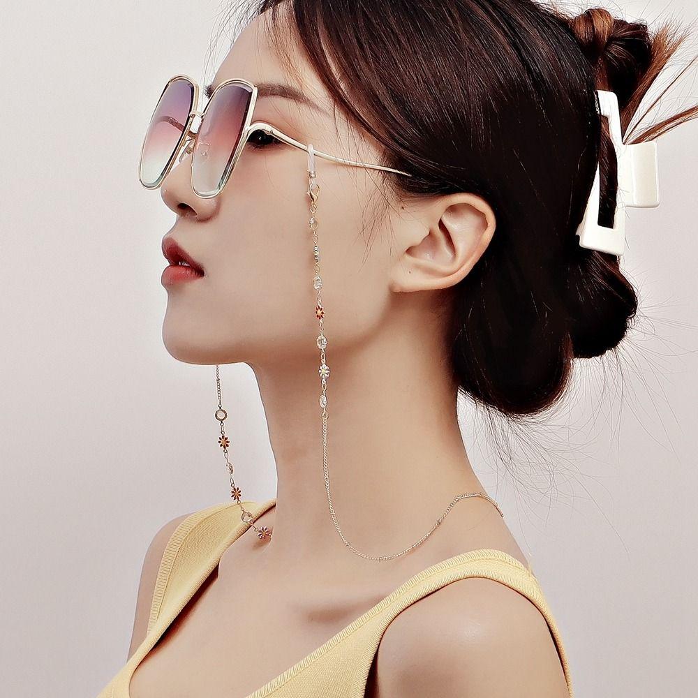 Металлическая цепочка для подвешивания, анти-потеря, металлическая цепочка для очков, цепочка для масок, цепочки для солнцезащитных очков, шнур для очков