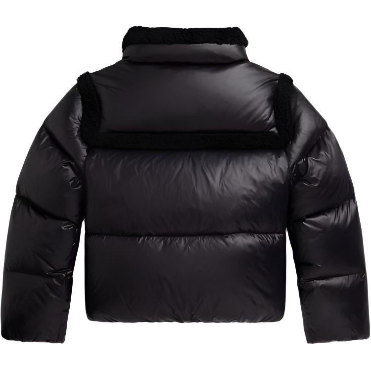 Polo Ralph Lauren Пуховик Длинный рукав Воротник-стойка Однотонный Вышивка Маленький Пони Детская версия Детские куртки 313978740-001